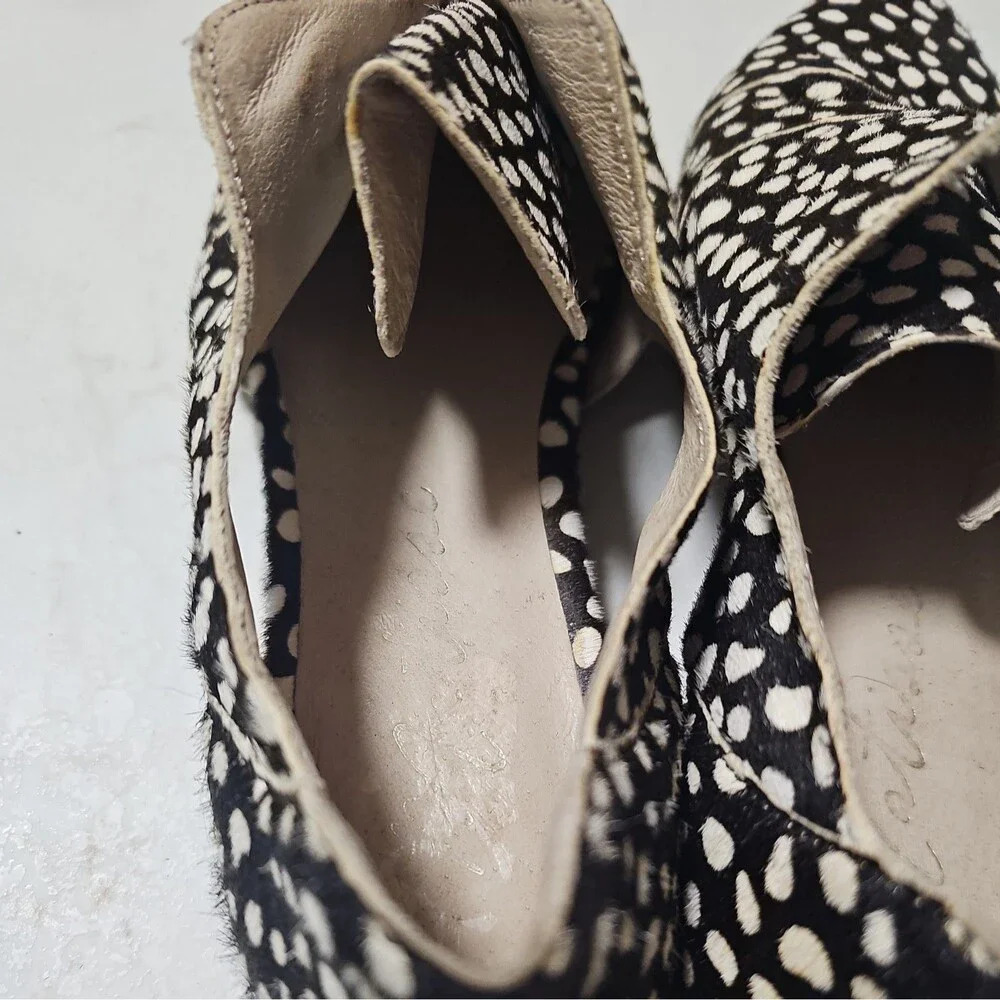 MATISSE Mon Amie Calf Hair Oxford Flats Sz  10W - Picture 3 of 8